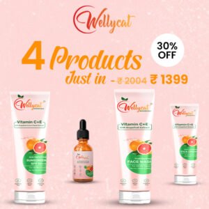 Complete Face Care Combo: Face Wash, Cream, Serum & Sunscreen